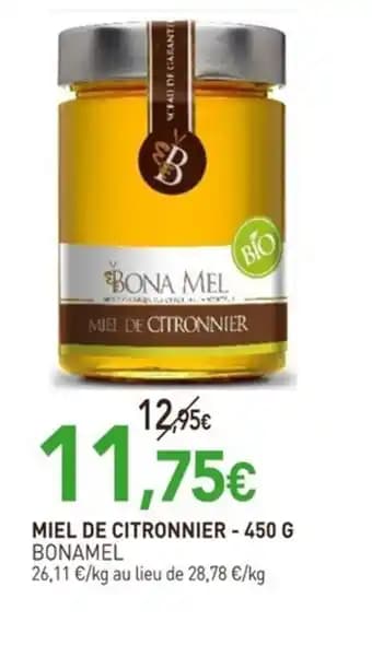 BONAMEL Miel de citronnier 450 g