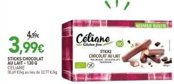 Sticks chocolat au lait 130 g