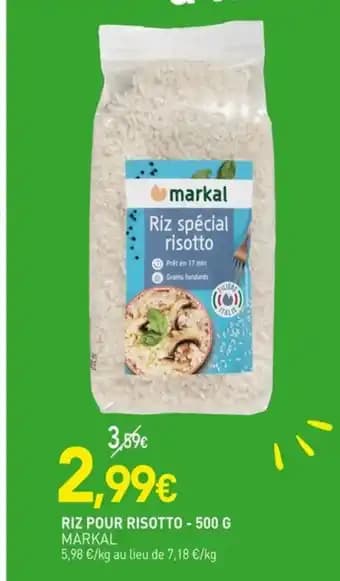 MARKAL Riz pour risotto 500 g