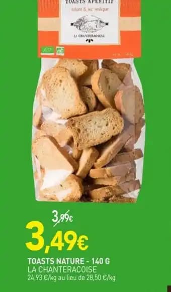 LA CHANTERACOISE Toasts nature 140 g