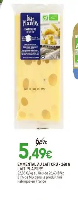 Emmental au lait cru 240 g