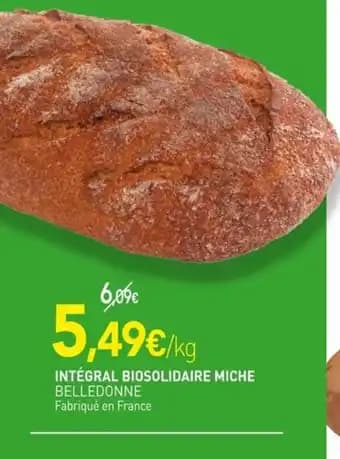 Intégral biosolidaire miche