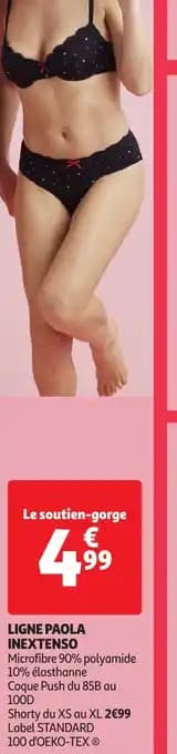 Ligne paola inextenso XS - XL