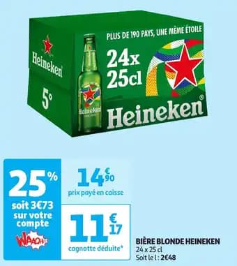 Promotion Exclusives de 9
Heineken : Découvrez l'Offre incontournable