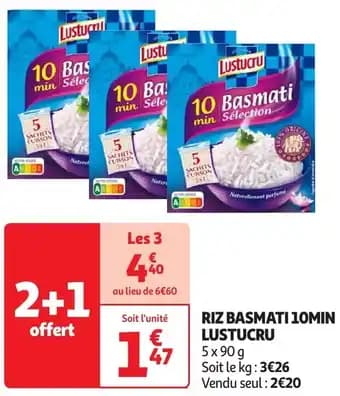 Promotion Exclusives de 12
Basmati : Découvrez l'Offre incontournable