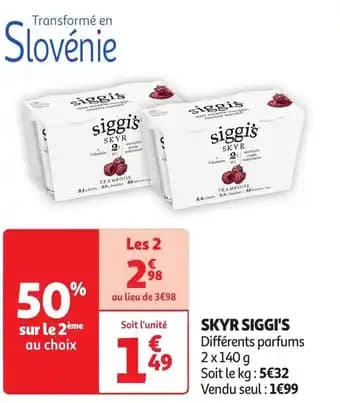 Promotion Exclusives de 6
Siggi's : Découvrez l'Offre incontournable
