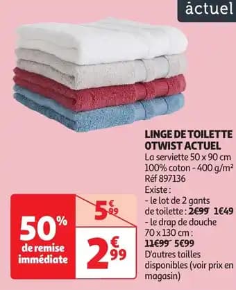Promotion Exclusives de 1
Linge de toilette : Découvrez l'Offre incontournable