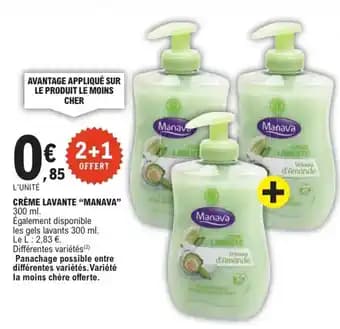 Promotion Exclusives de 3
Crème lavante : Découvrez l'Offre incontournable