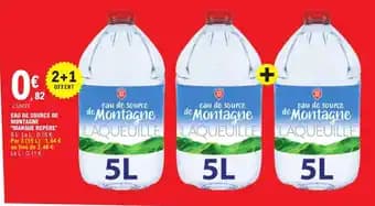 Promotion Exclusives de 4
Source de montagne : Découvrez l'Offre incontournable