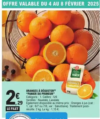 Promotion Exclusives de 6
Oranges : Découvrez l'Offre incontournable