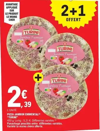 Promotion Exclusives de 6
Pizza jambon : Découvrez l'Offre incontournable