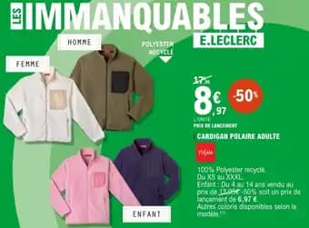 Promotion Exclusives de 14
Polaire : Découvrez l'Offre incontournable