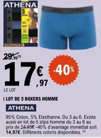 Promotion Exclusives de 23
Athéna : Découvrez l'Offre incontournable