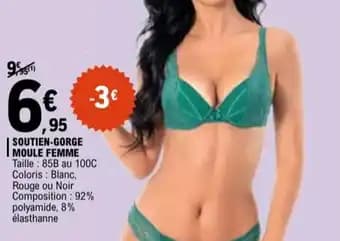 Soutien-gorge moule femme