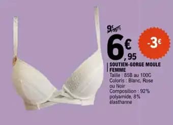 Soutien-gorge moule femme