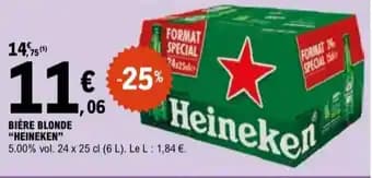 "HEINEKEN" Bière blonde 6 l