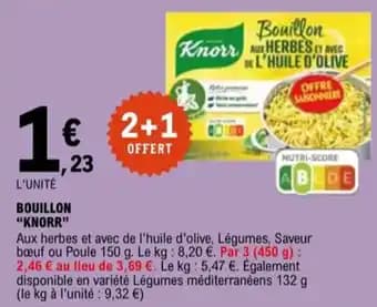 Promotion Exclusives de 26
Knorr : Découvrez l'Offre incontournable