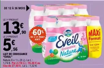 Promotion Exclusives de 4
Lait croissance : Découvrez l'Offre incontournable