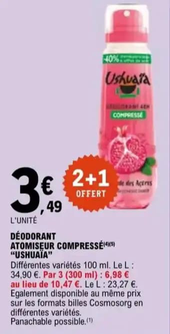 Promotion Exclusives de 15
Ushuaïa : Découvrez l'Offre incontournable