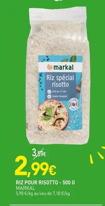 MARKAL Riz pour risotto - 500 g