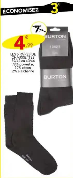 Promotion Exclusives de 26
Paires de chaussettes : Découvrez l'Offre incontournable