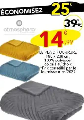 Promotion Exclusives de 8
Le plaid : Découvrez l'Offre incontournable