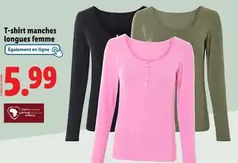 ESMARA T-shirt manches longues femme