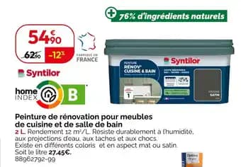 Promotion Exclusives de 4
Peinture rénovation : Découvrez l'Offre incontournable
