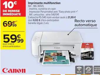 Promotion Exclusives de 2
Canon imprimante multifonction : Découvrez l'Offre incontournable