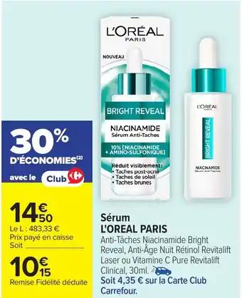 Promotion Exclusives de 13
L'Oreal Paris : Découvrez l'Offre incontournable