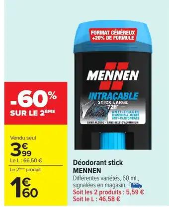 MENNEN Déodorant stick 60 ml