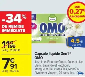 OMO Capsule liquide 3en1