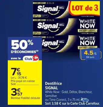 SIGNAL Dentifrice 3 x 75 ml