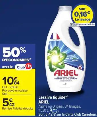 ARIEL Lessive liquide 1.530 L