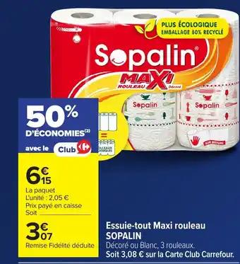 Promotion Exclusives de 9
Sopalin : Découvrez l'Offre incontournable
