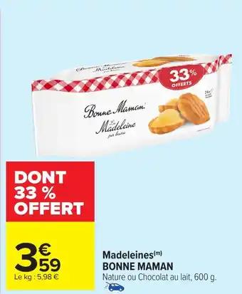 BONNE MAMAN Madeleines 600 g