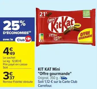 KIT KAT Mini "Offre gourmande" 350 g