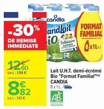 CANDIA Bio "Format Familial" 8 x 1 l