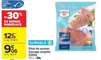 COSTA Filets de Saumon sauvage 500 g