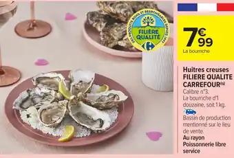 FILIERE QUALITE CARREFOUR Huitres creuses 1 kg