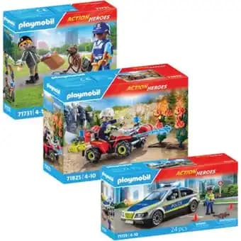 PLAYMOBIL SUR TOUT L'UNIVERS POLICE ET POMPIER