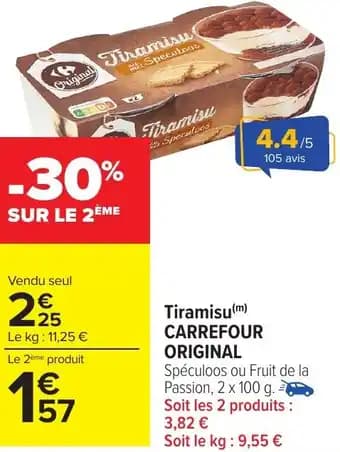 Tiramisu carrefour original