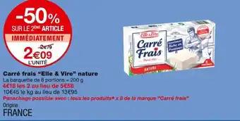 Elle & Vire Carré frais nature 200 g