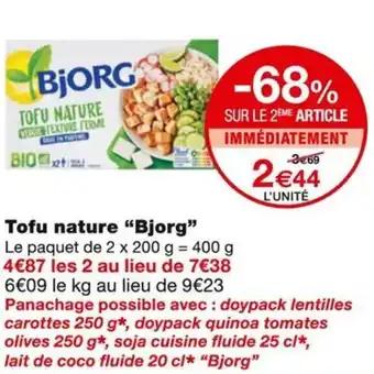 Bjorg Tofu nature 400 g