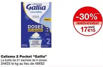 Gallia Calisma 2 Pocket 21 sachets