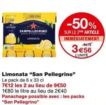 San pellegrino limonata 6 x 33 cl