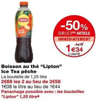 Lipton Boisson au thé Ice Tea pêche 1,25 l