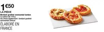 Bretzel gratiné emmental lardon 110 g