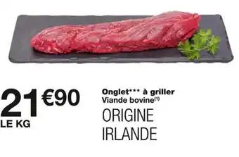 Onglet à griller Viande bovine