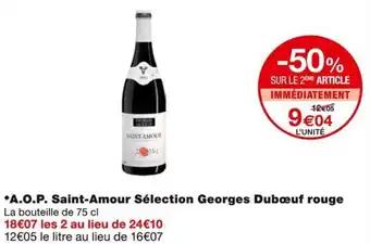 Promotion Exclusives de 6
Saint-Amour : Découvrez l'Offre incontournable
